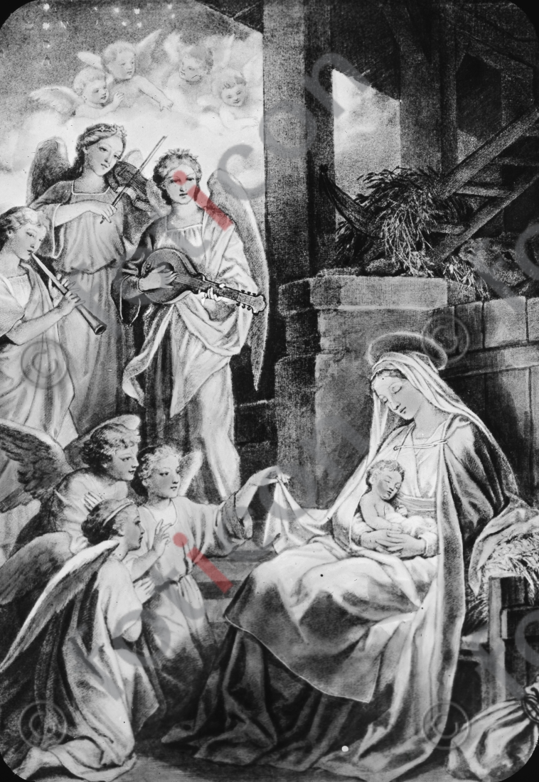 Heilige Nacht in Bethlehem | Holy Night in Bethlehem - Foto foticon-600-Simon-043-Hoffmann-003-2-sw.jpg | foticon.de - Bilddatenbank für Motive aus Geschichte und Kultur